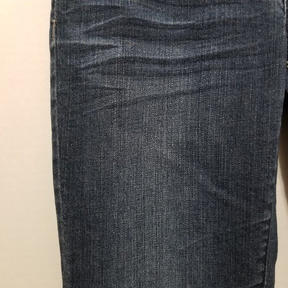 Mossimo jeans 3 Skinny denim whiskered 2010 stretch low rise waist - Picture 5 of 16